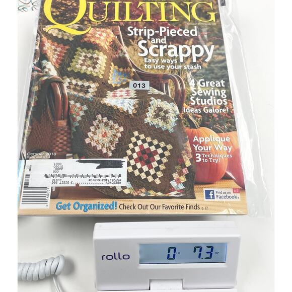 American Patchwork Quilting Magazine Oct 2010 No 106 Scrappy Bouquet Blocks - Picture 6 of 6